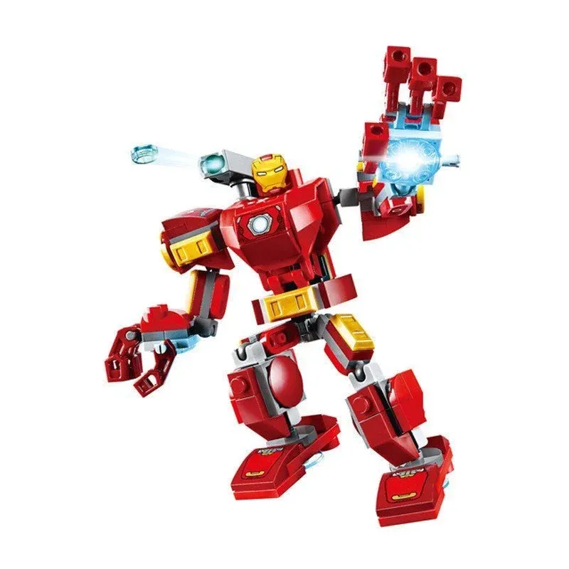 Homem de ferro Blocos Vingadores Superhero Personagem Colecionável Montar Brinquedos