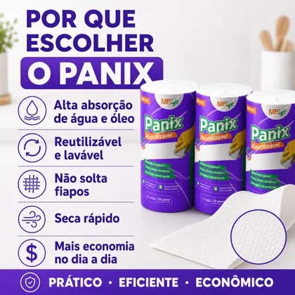Rolo Pano Reutilizável Multiuso 58 Folhas Branco Absorvente Água Lavável Toalha De Papel (cada)